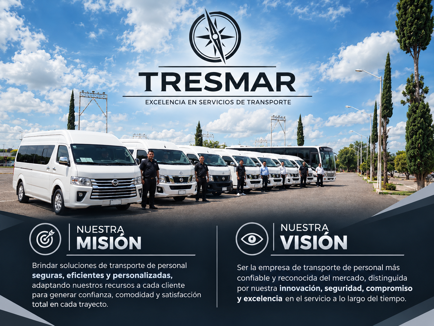 Misión y Visión Oficial TRESMAR Transportes